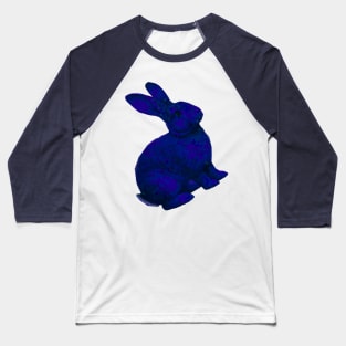 Blue easter Bunny Baseball T-Shirt